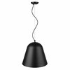 Homeroots 15 x 18 x 18 in. Knell 1-Light Matte Black Pendant 398289
